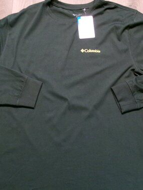 Columbia Mens Athletic Long Sleeve Graphic Shirt NWT Size XL